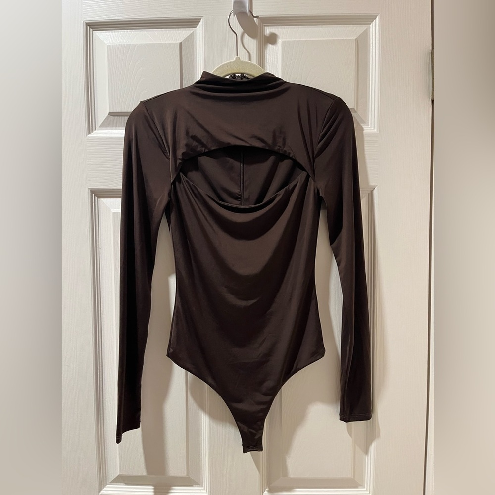 Electra Brown long sleeve Bodysuit